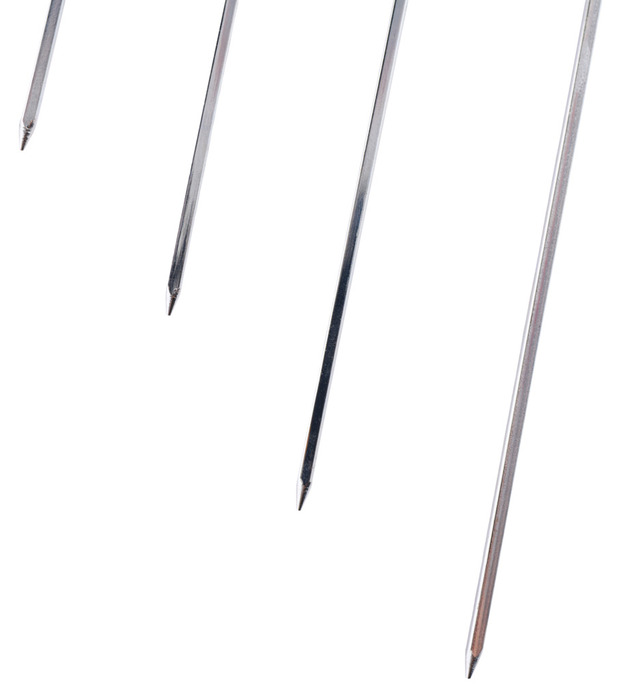 Grillspett Stål 27 cm 8-pack Grillexpert